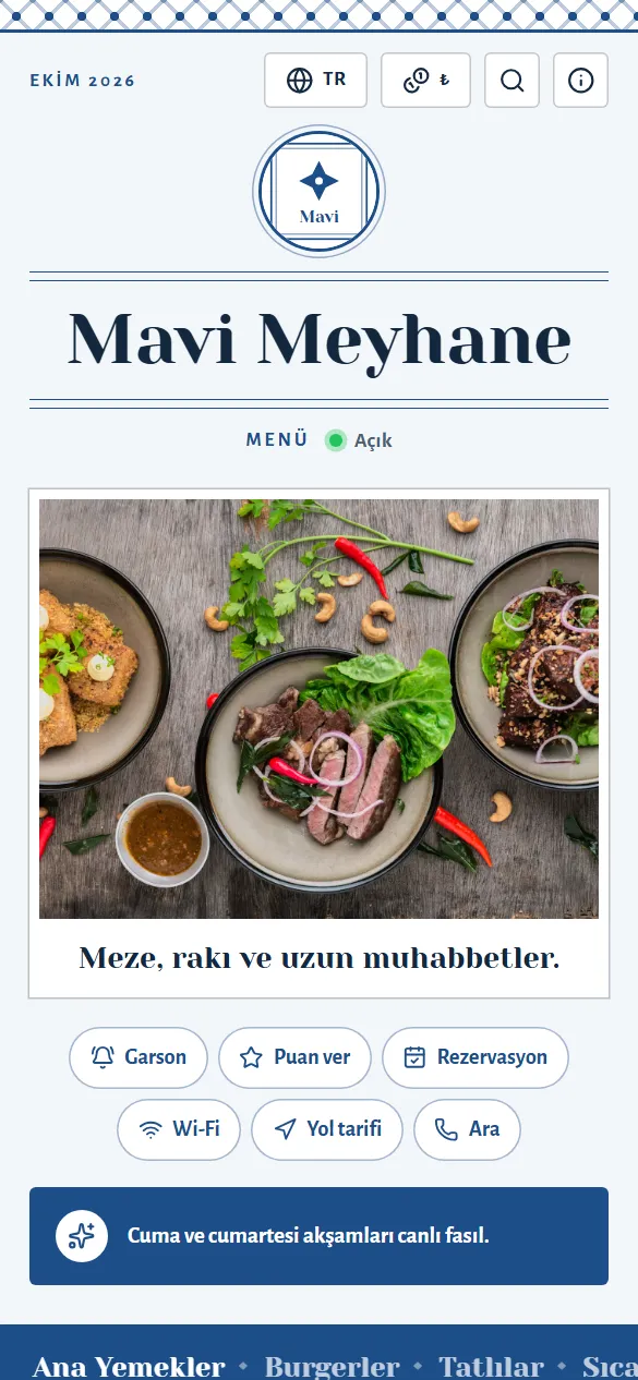 Meyhane tasarımı