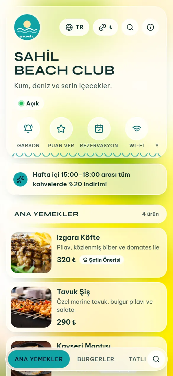 Sahil tasarımı